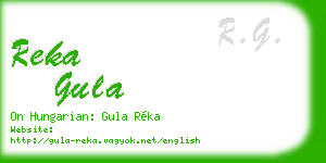 reka gula business card